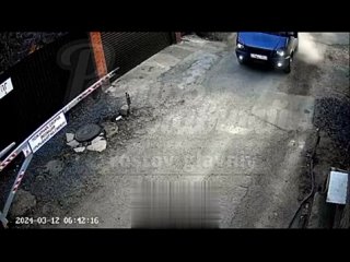 В Ростове-На-Дону водителя чуть не проткнул шлагбаум
