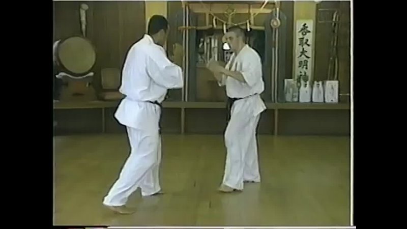 Шокэй Мацуи преподает основы Киокушина.