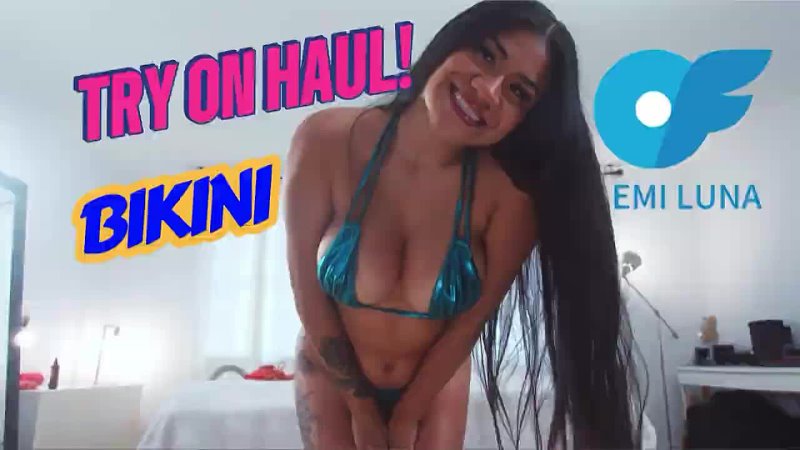 Emi Luna Tattooed Bikini Try On