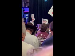 Pro-Palestine protesters storm Nikki Haley rally in Fort Worth, Texas