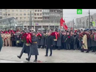 Торжественно-траурная церемония у памятника погибшим в Афганистане