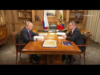 Путин провёл встречу с губернатором Челябинской области