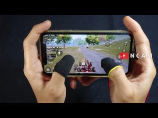 N C A M Best iPhone 11  (Handcam)  4 Finger Smooth + Extreme 60Fps #pubgmobile