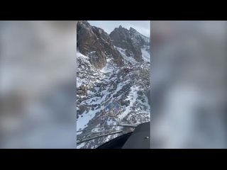 В Киргизии с горы Рацека эвакуировали российскую альпинистку