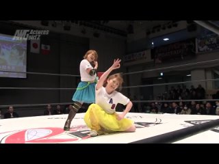 REINA 2016.03.25 Natsumi Maki and Tae Honma vs  Eimi Nishina and Saori Anou