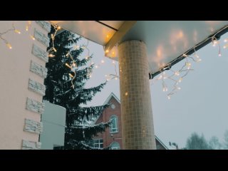 Новогодняя подсветка частного дома в Кемерово
