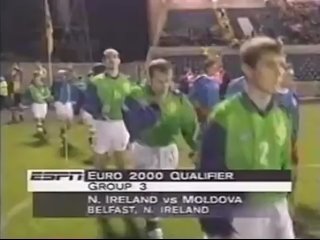 Отборочный матч чемпионата Европы 2000. Северная Ирландия-Молдова
