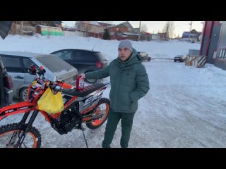 Выдача мотоцикла FRATELI EXC NB330 KKE в X-MOTORS г. Красноярск