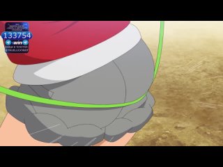 жопа amano keita Youkai Watch moaning 1 -й red shirt шлепка jump rope скринкап male focus шорты anime screencap рубашка animated