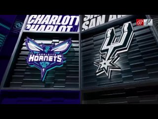 12.01.2024 Charlotte Hornets vs San Antonio Spurs