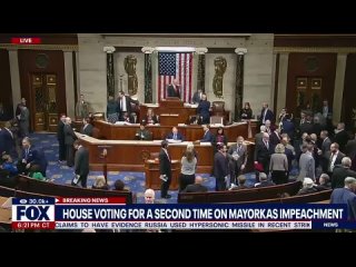 Палата представителей США голосует за импичмент министру внутренних дел страны Алехандро Майоркасу