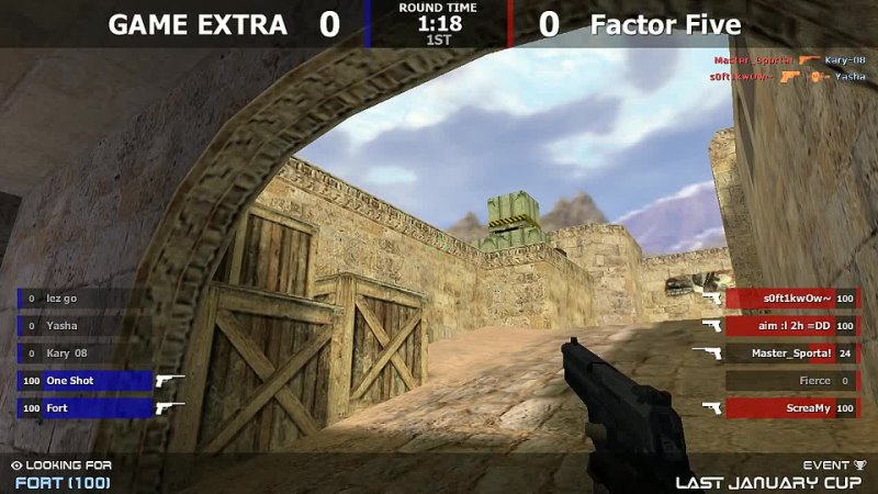 Stream cs 1. 6, , Factor Five vs GAME EXTRA, , Final LJC by