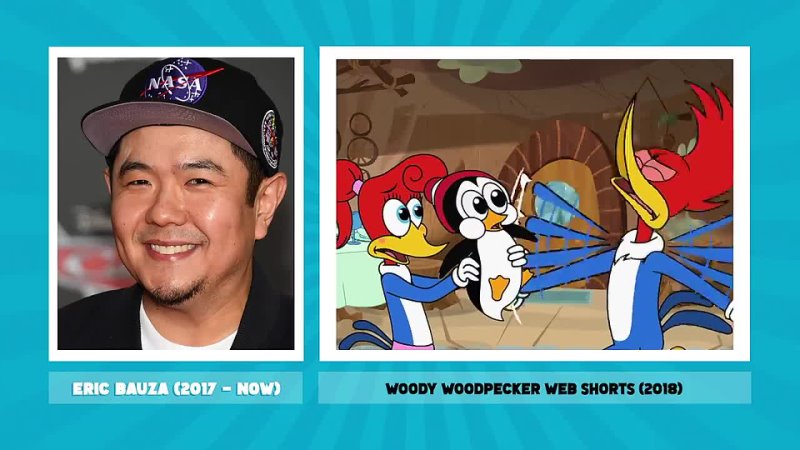 Dave Lee Down Under Voice Evolution of WOODY WOODPECKER 80 Years Compared Explained, CARTOON
