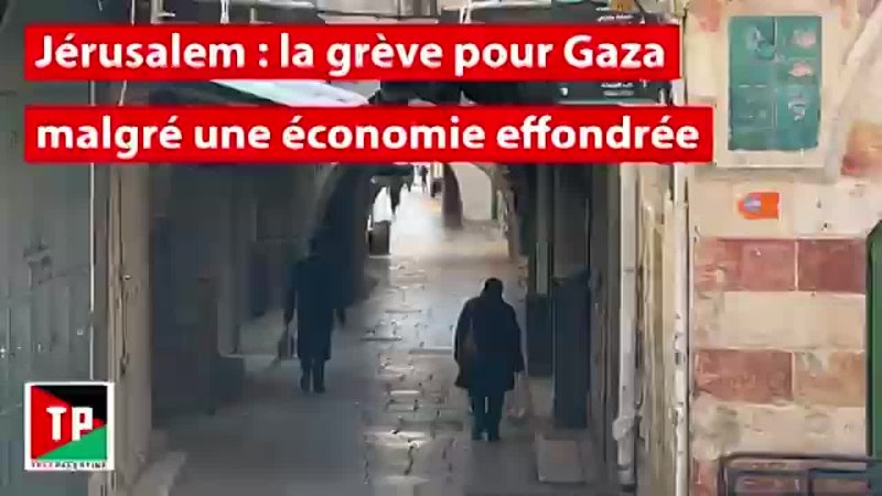 Grève générale pour Gaza, sur fond déconomie