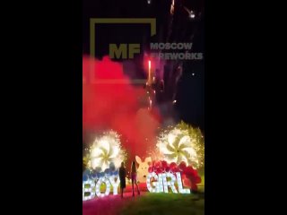 Gender party | Московские фейерверки
