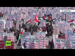 🇾🇪  Yémen : des milliers de Houthis se rassemblent en solidarité avec les Palestiniens