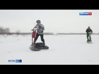 По снегу, как по маслу - уникальные мотосноуборды разработали в Омске