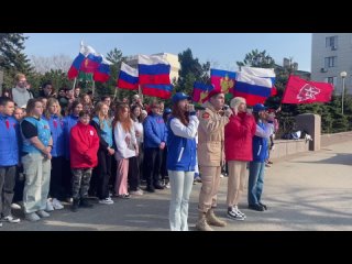 Молодежь города воинской славы Анапа приняла участие во Всероссийском песенном флешмобе «Нас миллионы русских»