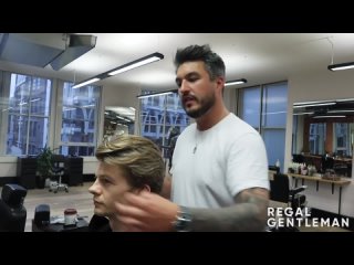 Regal Gentleman - Medium Length Hairstyle For Men ｜ With Undercut and Fade