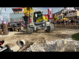 Menzi Muck M545X Spider Excavator Show At Bauma 2022 - 4k