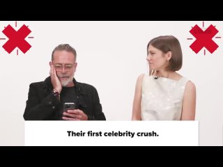 Lauren Cohan And Jeffrey Dean Morgan of  The Walking Dead  Take The Co-Star Test