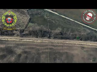 В Запорожье, операторы дронов из 22-го спецназовского батальона обнаружили радиоэлектронную разведывательную станцию врага “Плас
