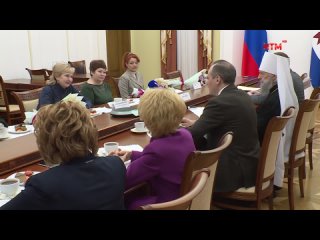 Глава Мордовии встретился с делегацией Каланчакского округа