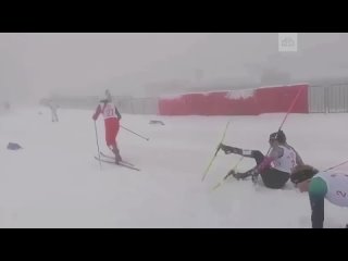 Лыжницы пострадали в массовом завале на Спартакиаде в Сочи