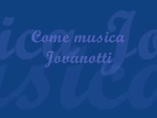 Jovanotti  -  Come musica