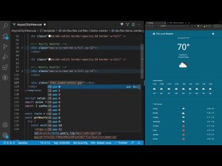 12. Weather App Build (Vue 3  Tailwind) #12 - Removing Cities