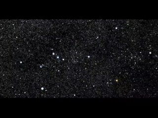 Космос Визуализация перемещения звезд в области созвездия Ориона в течение следующих 450 000 лет