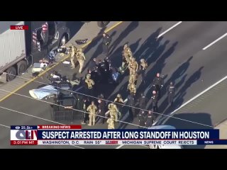 LiveNOW from FOX Wild police chase: Semi-truck ripped apart during standoff near Houston, TX | LiveNOW from FOX