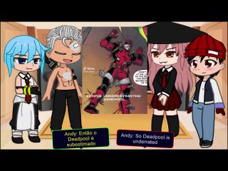 Undead Unluck React to Deadpool || Tiktok || Gacha react