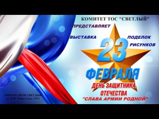 г.-ВЫСТАВКА ПОДЕЛОК И РИСУНКОВ. СЛАВИМ АРМИЮ РОДНУЮ. (ВОСПИТАННИКИ БОУ СОШ № 148 ИМ.В.Ф. МАРГЕЛОВА, ДЕТСКИЙ САД. МИКРО