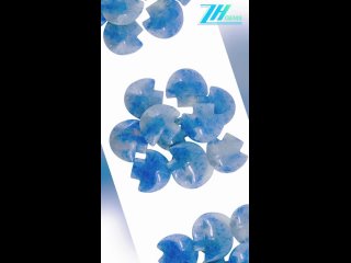 Blue Dot stone Mushroom-shape cabochon size 19*21*4mm Natural Blue Dot Jasper 20240223-01-08