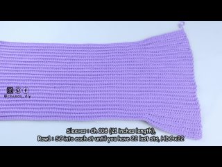 Crochet Ribbed Slim Fit Cardigan Tutorial Chenda DIY