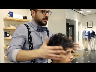 Regal Gentleman - Textured Taper Fade Haircut For Curly Hair ｜ Curly Mens Hairstyle