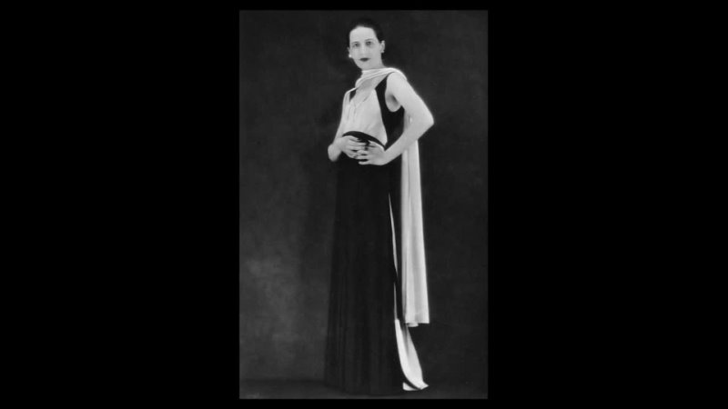 Couture CHANEL sequin trouser suit worn by Diana Vreeland ( Fashion Unpicked. Victoria Albert