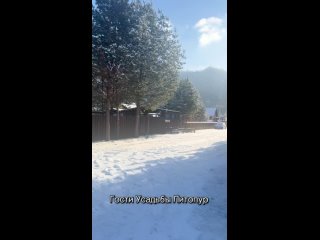 Отдых на Алтае зимой на Усадьбе Литопур
