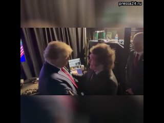 «Президент!»: эмоциональная реакция Хавьера Милея на встречу с Дональдом Трампом.  Они смогли побесе