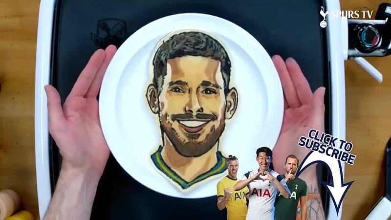 AMAZING SPURS PLAYER PANCAKES Heung min Son, Pierre Emile Hojbjerg, Harry Kane Tanguy