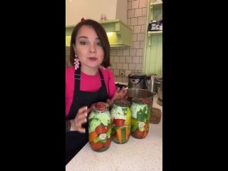 Очень вкусное ассорти Огород в банке