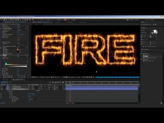 Анимация горящего контура в After Effects