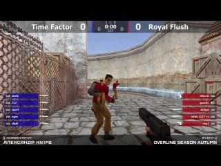 Финал турнира по CS 1.6 от проекта ““Overline““ [Time Factor -vs- Royal Flush] 2map @kn1feTV