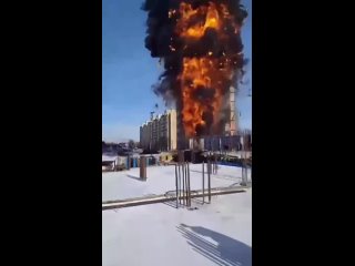 Страшный пожар в Твери 😳😰
