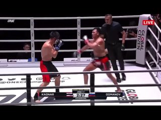 Elbrus Samurai Osmanov VS Kaonar P.K Saenchai Highlights One Championship []