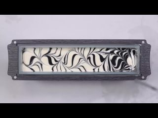 Black and White Swirl Soap Making with Charcoal _ Chopstick Swirl (720p)