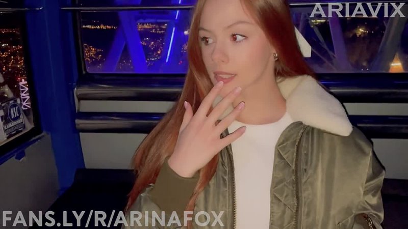 Aphrodite on a first Date on the Ferris Wheel PUBLIC Blowjob POV SEX THERAPY