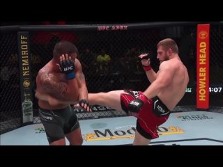 Брутальные нокауты ударами в корпус в UFC