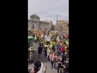 🇪🇸В Мадриде проходят масштабные протесты фермеров